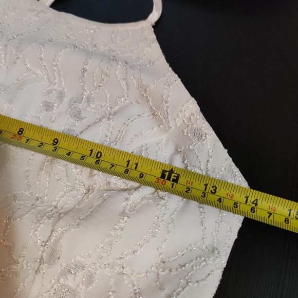 -BeSmart-Lace & embroidered cross back dress- - Picture 5 of 5